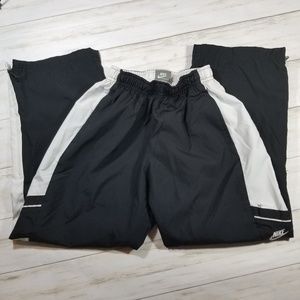 Nike Black & White Athletic Pants 8